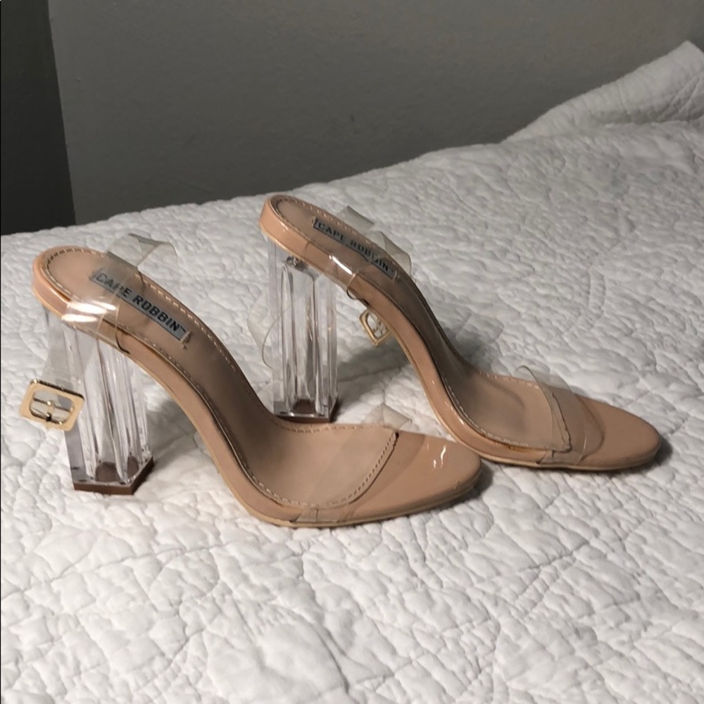 Clear Strap Heels